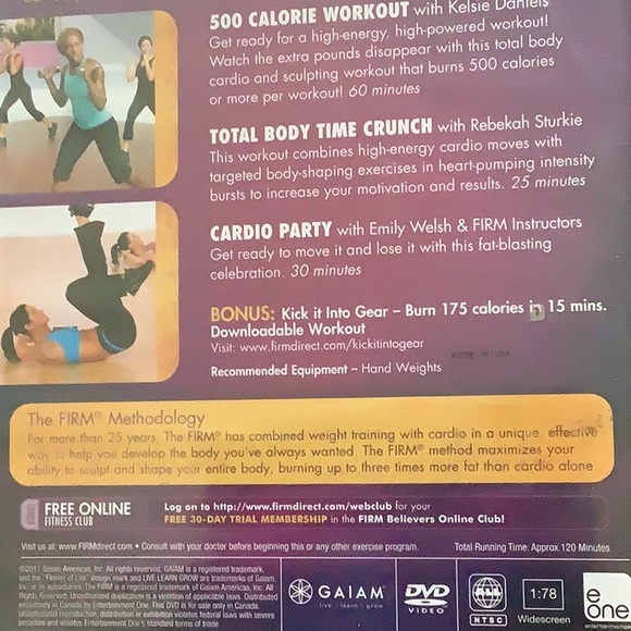 The firm DVD new inbox 1hour78min The ultimate cardio collection - Picture 3 of 3